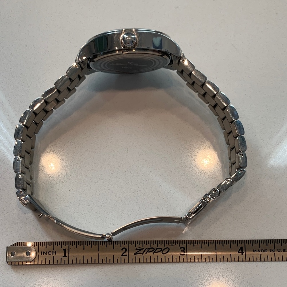 Lucien Piccard Black Dial Silver Watch - Picture 11 of 16